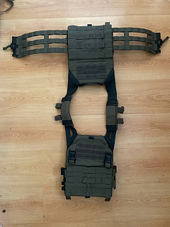 Nízkoprofilový nosič plátů Warrior LPC Ranger Green