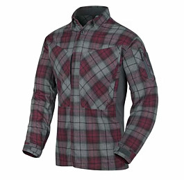 HELIKON-TEX MBDU FLANELOVÁ KOŠILE RUBÍNOVÁ