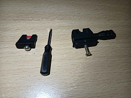 CNC vysoká mířidla pro TP22 černá