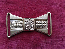 Originál přezka ČSR důstojník 1. Republika