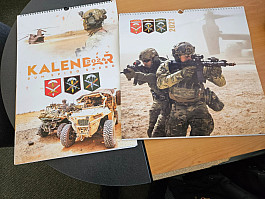 Speciální síly AČR, nástěnné kalendáře 2021, 2024.