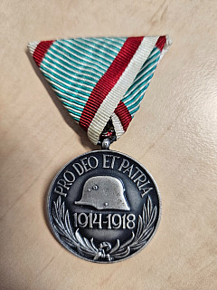 RU - PAMĚTNÍ????️VOJENSKÁ MEDAILE PRO DEO ET PATRIA
