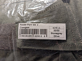 Kalhoty Combat Raider MK V Clawgear - vel. 32/32 - Stonegrey