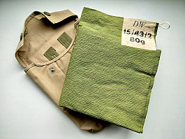Německá chemická pláštěnka Gasplane (obal+pláštěnka) Wehrmacht
