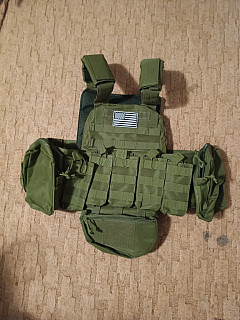 Taktická vesta oliva 