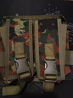 TASMANIAN TIGER dvojitá sumka na G36 zásobníky flecktarn GVR*