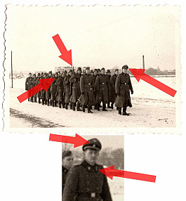 Fotka jednotka Waffen-SS Varšava důstojník