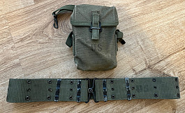 Opasek US army M56 a sumka