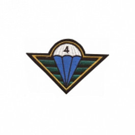 Nášivka 4. brigáda rychlého nasazení Žatec suchý zip - barevná