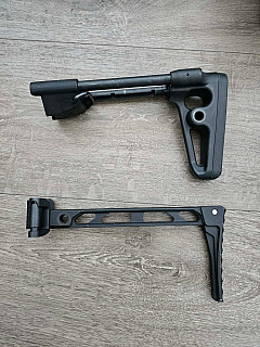 RIS pažby na MCX / AK nebo jiné zbraně s RIS adaptérem