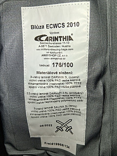 Bunda goretex AČR, softshild banda AČR 