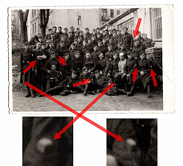 Foto pomocné roty MNO 1936 Přerov Brno Svitávky