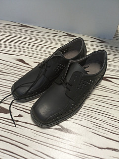 polobotky ačr černé perforované prabos