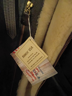 B3 Leather Jacket AVIREX