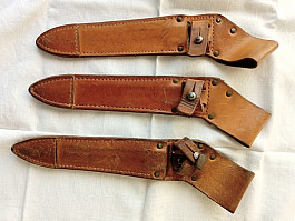 Kožená pochva na nůž k pušce vz 58