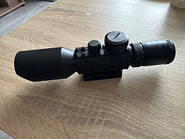 Taktický puškohled LS 3-10 x 42E podsvícený kříž