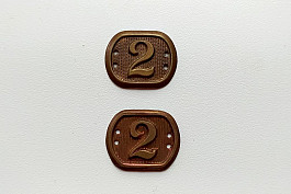 Originál čs. republikové límcovky 2 (Litoměřice, Olomouc, Kroměříž)