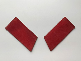 Čs. republikové límcové výložky na kabát originál