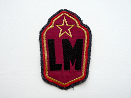 Nášivka Lidové milice - modrý podklad ČSSR