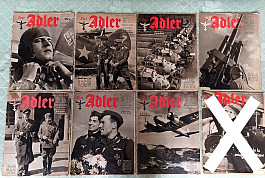 Časopisy Adler - Luftwaffe originál