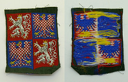 Protektorátní rukávový štítek na uniformu, originál!