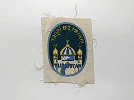 Originál rukávový štítek Turkistan dobrovolník Wehrmacht Ostlegionen