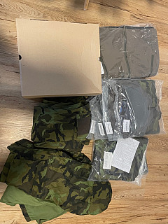 Bunda Termo 2010, Maskáče vz.95, Boty polní lehké, ECWS