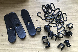 Díly kování pevné pažby Sa vz.58