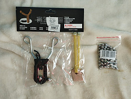 Foxter 0568 Prak + Kuličky do praku 8 mm, 100 ks