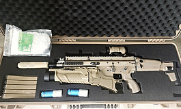 WE GBBR SCAR-L s vrhačem