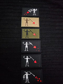 Nášivky set 6ks na suchý zip