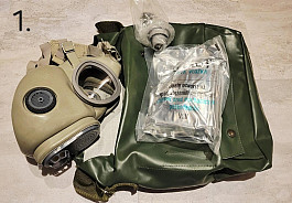 Plynová maska AČR M-10M s obalem - olivová