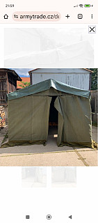 Stanový přístřešek k polní kuchyni PK 26. PK 60