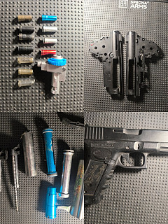 Velký balík dílů AK / M4 / Sniper / Motory (ASG Boost)