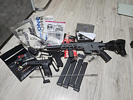 LT-35 Lancer Tactical, kolimátor, kuličky, akumulátor