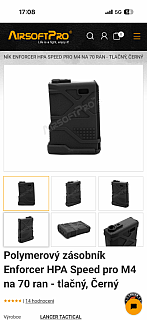 Popravám polymerové zásobníky Enforcer 70 ran 