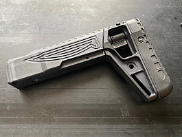 Teleskopická pevná pažba LCK-19 pro AK - černá, LCT, PK-410