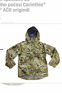 Koupím Multicam Carinthia goretex  - L