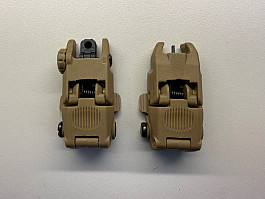 Repliky mířidel Magpul MBUS2 FDE