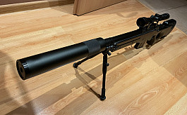 Well L96 AWS MB4401D + puškohled a dvojnožka - černá