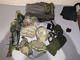 Prodám zbytky vybavení z airsoftu 