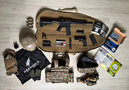 (P) Kompletní set Specna Arms M4 Modernized + Defcon 5 výstroj