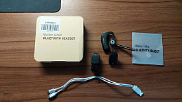 Novritsch bezdrátový headset, PPT Kenwood 2-pin - Černá