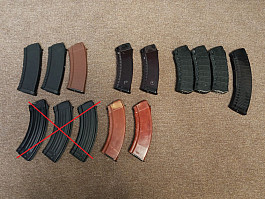 Zásobníky AK-74 5,45 a AK47 AKM 7,62