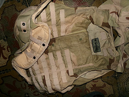 US Army desert 3D vesta IBA molle II Interceptor body armor