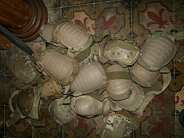 US Army COMBAT nákoleníky kolena coyote  OCP MC Made USA