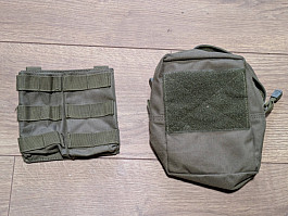 Set taktických MOLLE sumek – Olivové