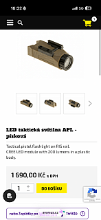 Glock 19x se svítilnou apl