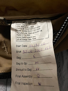 Mystery ranch Overload + lidpack, coyote