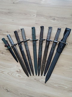 Koupim německé náhradní bodáky z IWW značeny EB